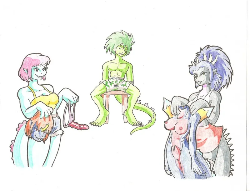 Kaiju Girls – Boy Into Crystal Suit 1