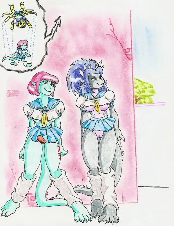 Kaiju Girls – Gina Crystal Plaything Oneshot - Page 4