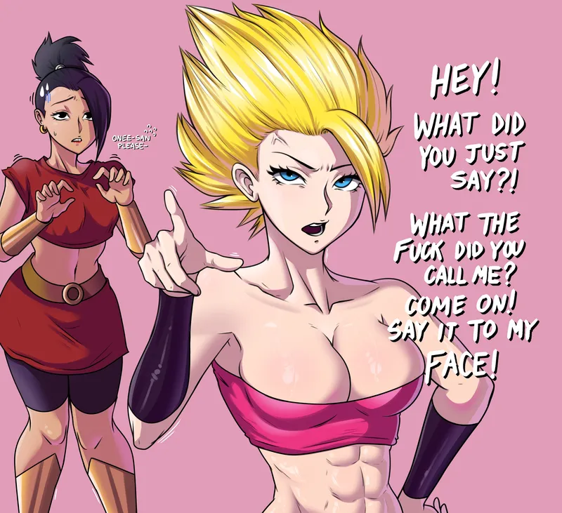Kale & Caulifla (She's Angry) 1