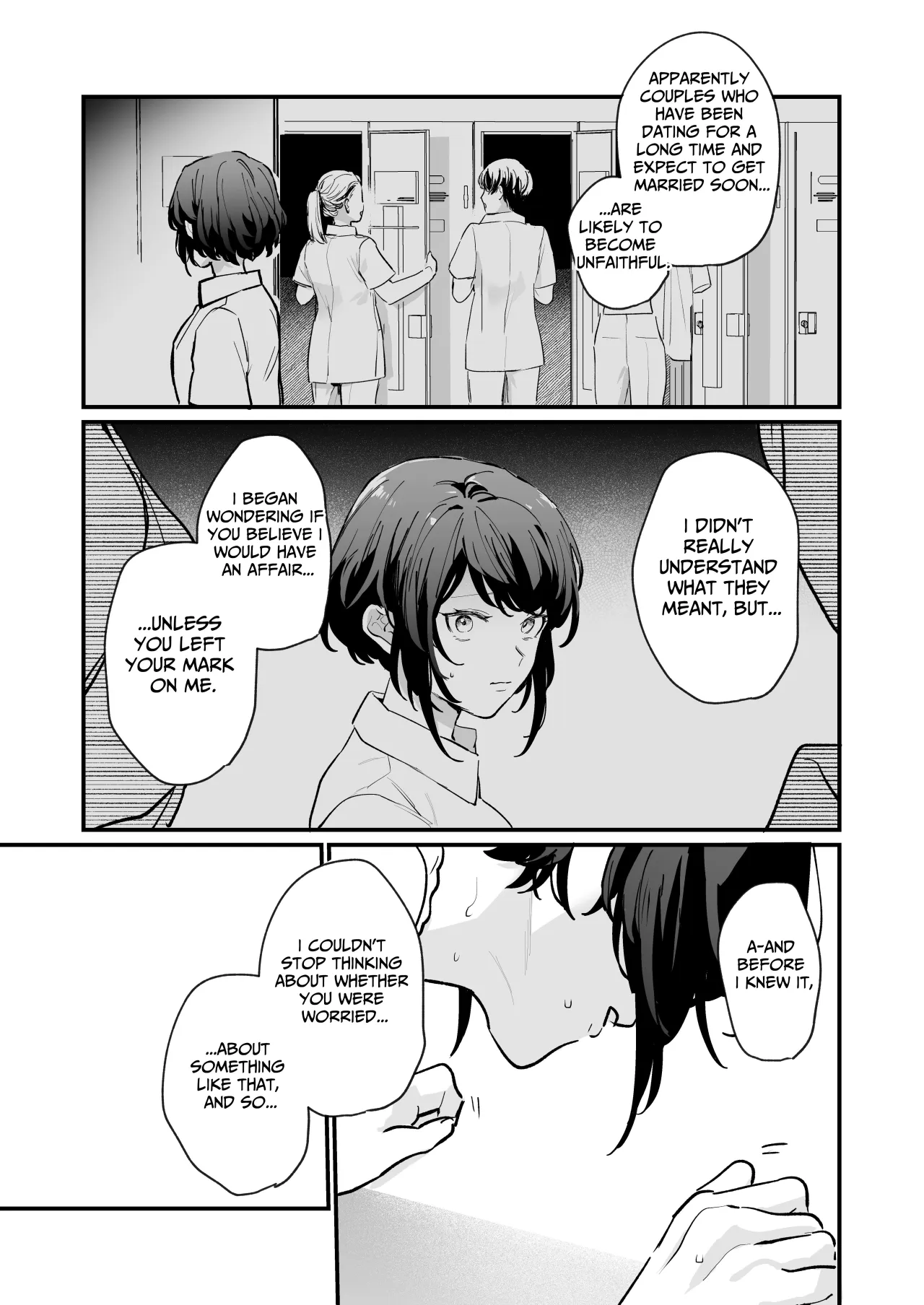 Kamoku na Kareshi no Karada de Tsutaeru Dokusen Shuuai 33