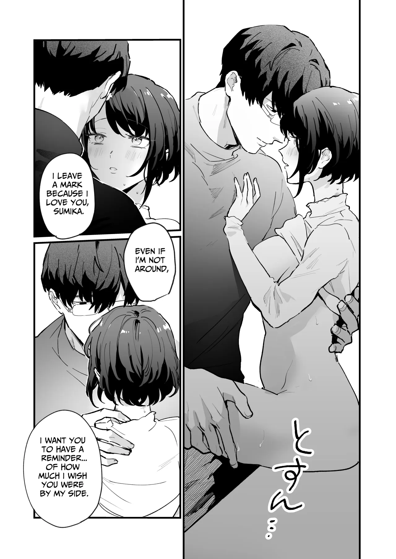 Kamoku na Kareshi no Karada de Tsutaeru Dokusen Shuuai 37