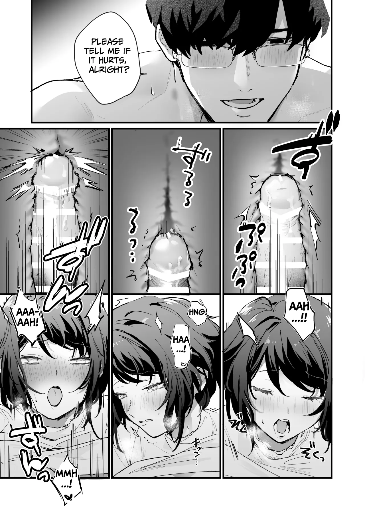 Kamoku na Kareshi no Karada de Tsutaeru Dokusen Shuuai 48