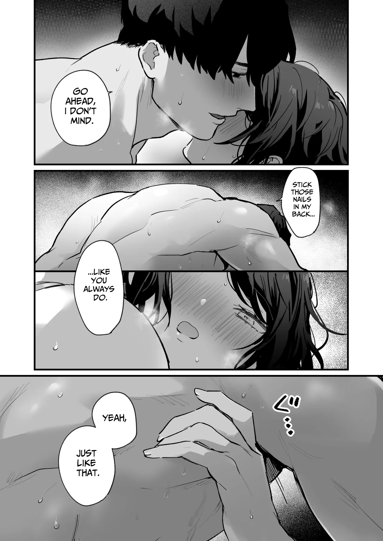 Kamoku na Kareshi no Karada de Tsutaeru Dokusen Shuuai 73