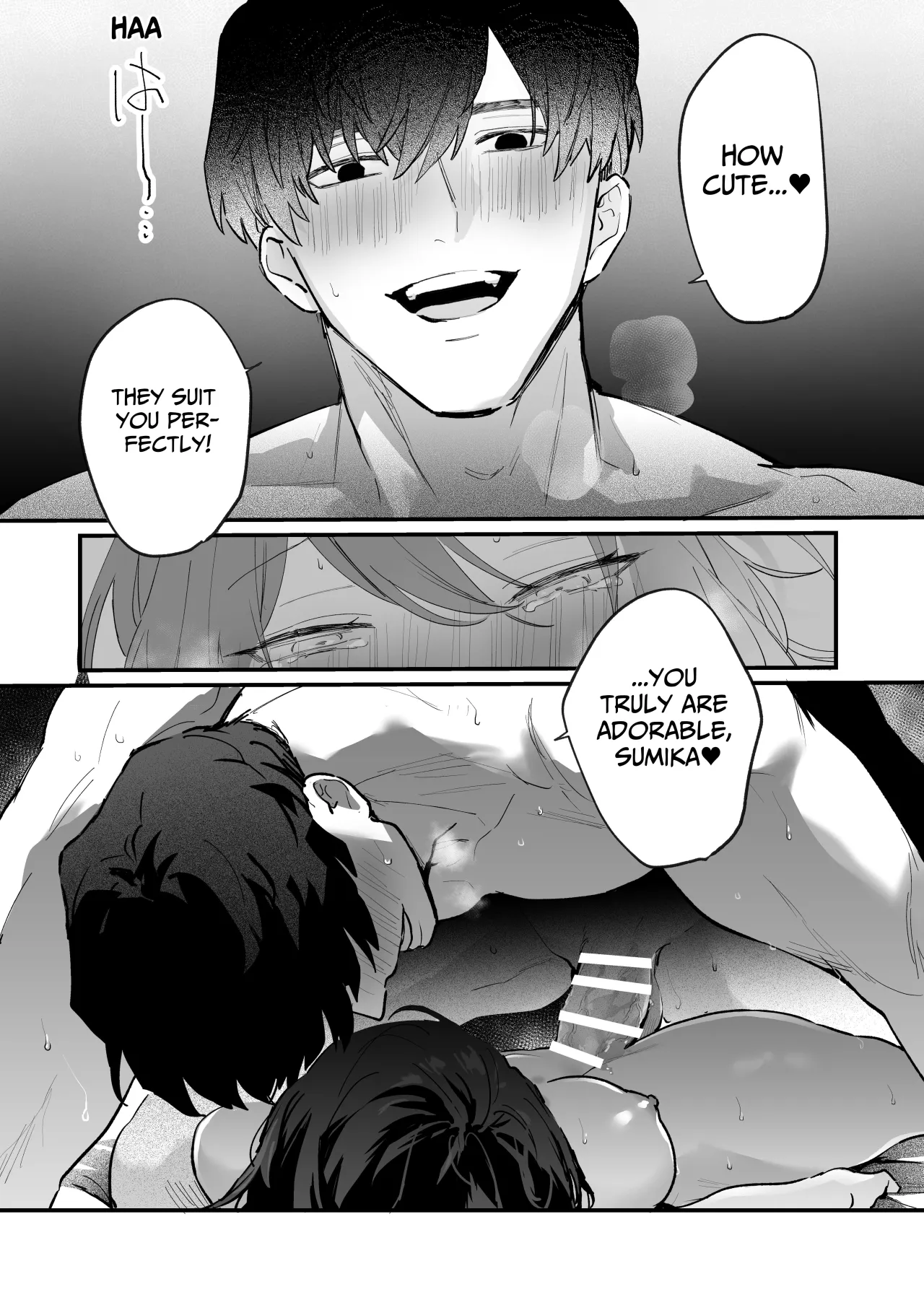 Kamoku na Kareshi no Karada de Tsutaeru Dokusen Shuuai 77