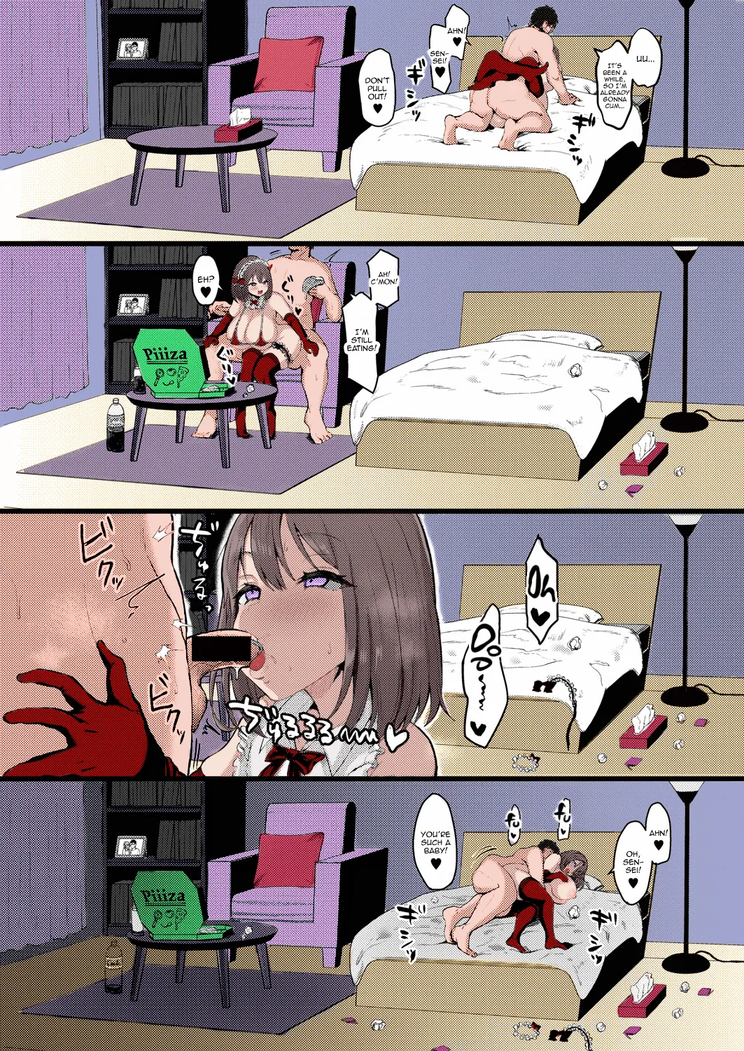 Kanojo ga Iru no de Jaaku na Teishinchou M Cup Amaama Ijiwaru Oshiego no Yuuwaku ni wa Makemasen. - Colorized 18