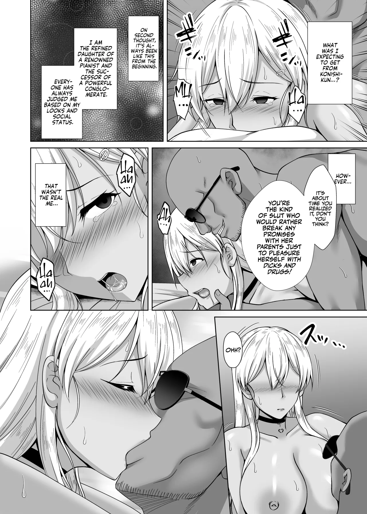 Kanojo ga Kami o Someta Wake ~Kataomoi no Seiso Kurokami Ojou-sama ga Boku no Shiranai Tokoro de Otoko no Aji o Oboeru Hanashi~ 38