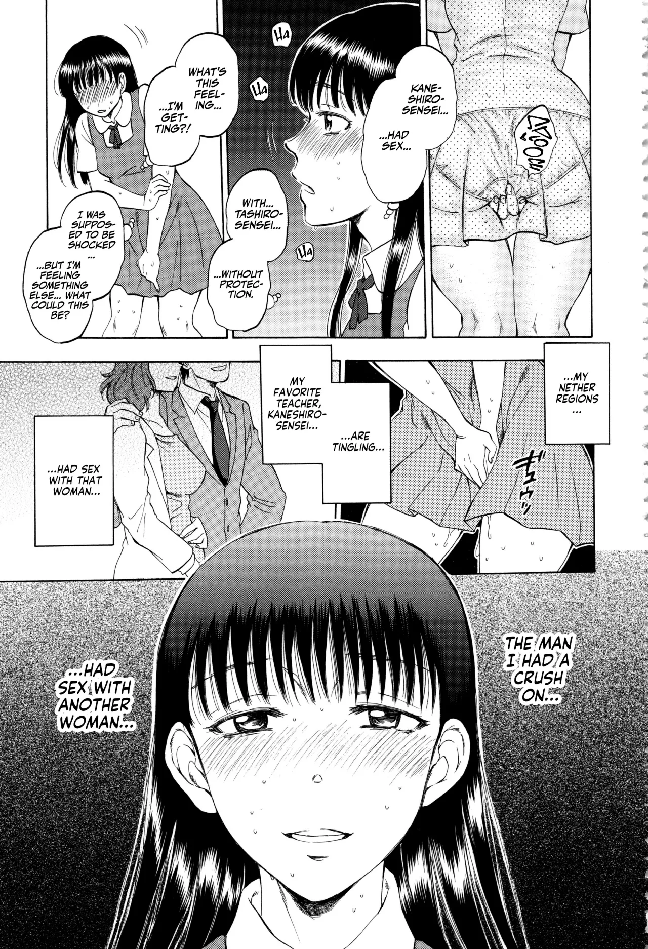 Kanojo ga Miteru Boku no Sex 50