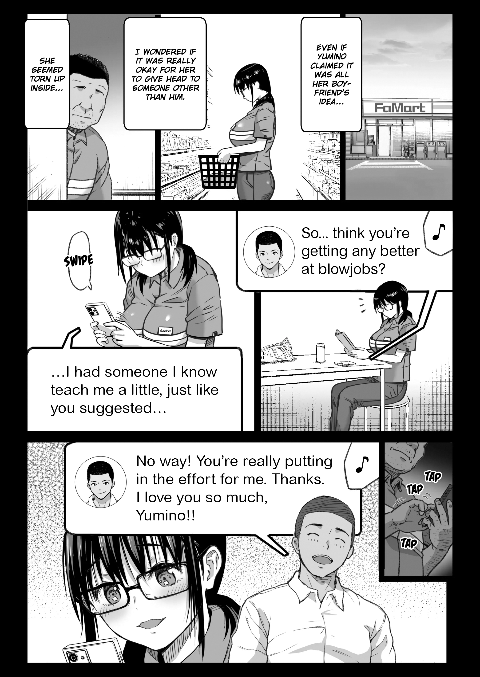 Kareshi Mochi Gakusei Beit Yumino-chan wa Kyou mo Tenchou ni Nerawareru 29