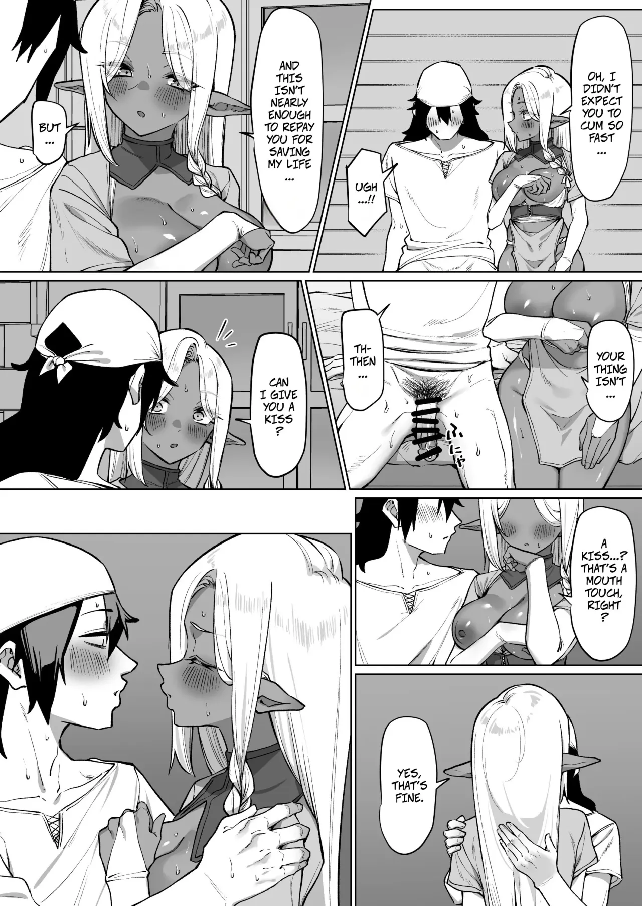 Kasshoku Elf o Tasuketara Ongaeshi Sareta Hanashi 13