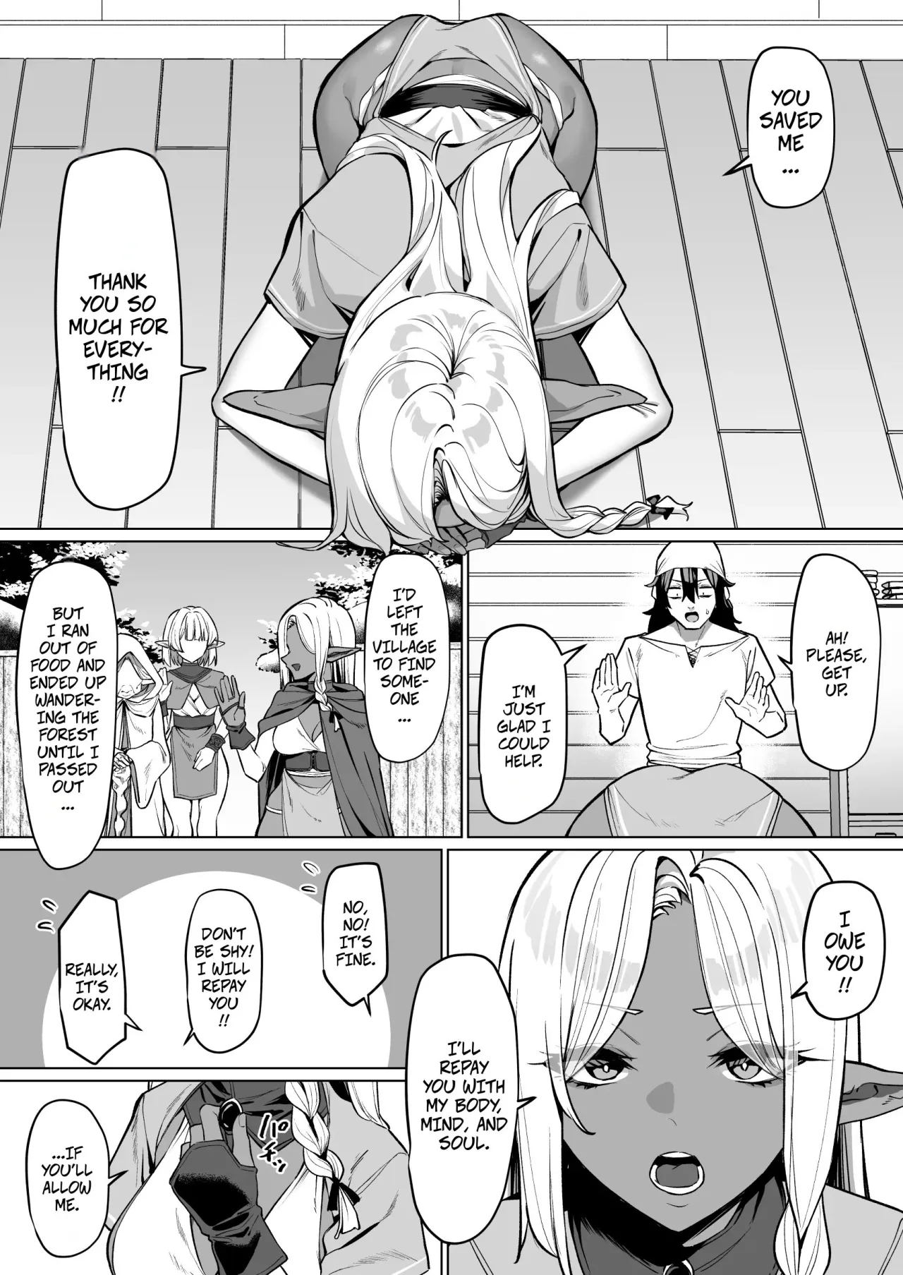 Kasshoku Elf o Tasuketara Ongaeshi Sareta Hanashi 4