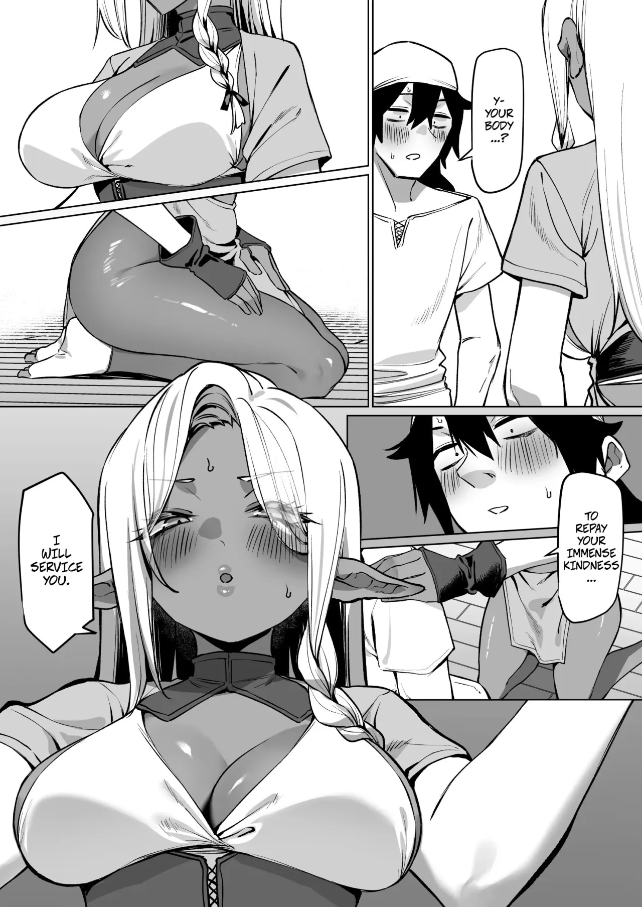 Kasshoku Elf o Tasuketara Ongaeshi Sareta Hanashi 8