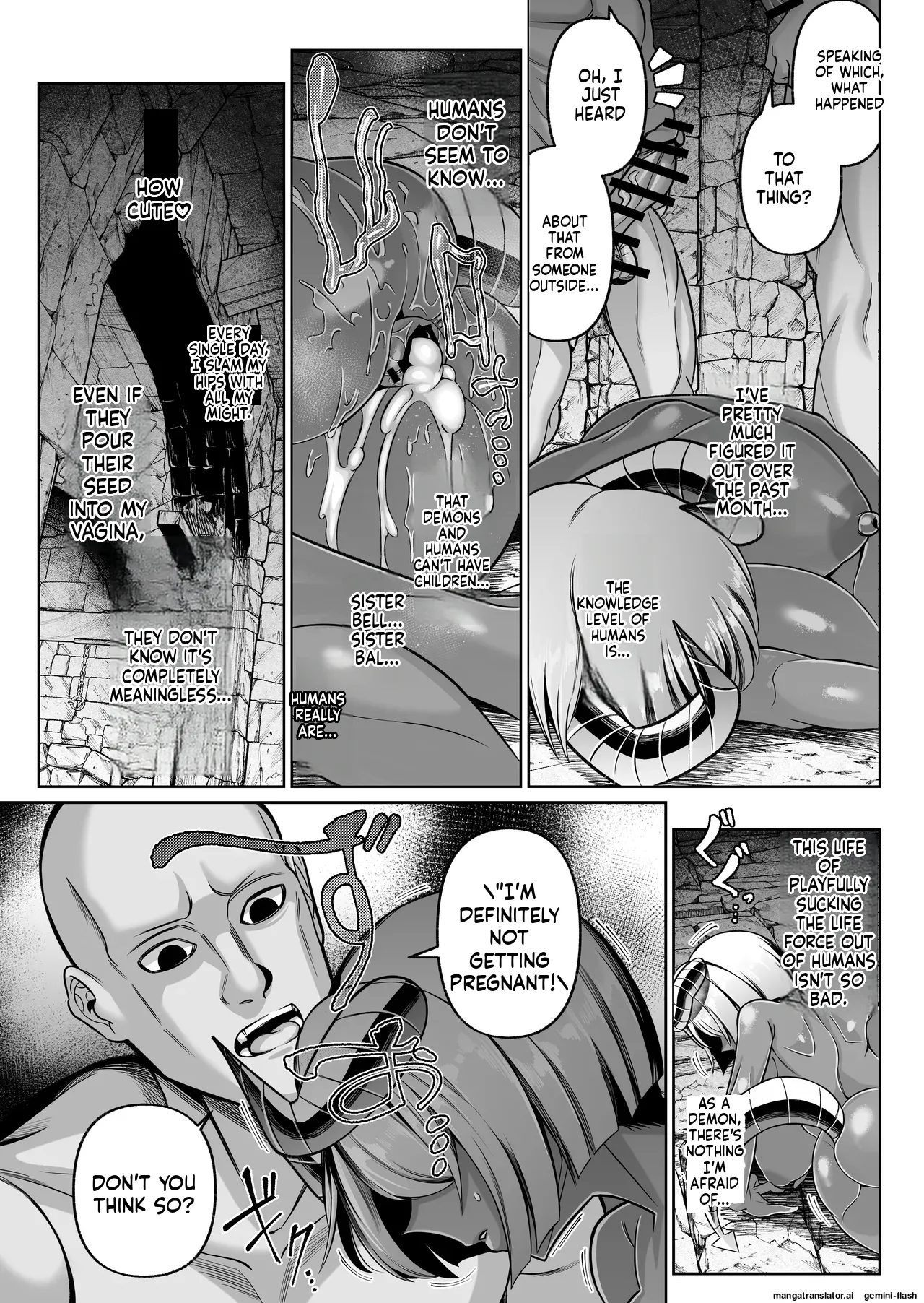 Kasshoku Kyonyuu Inma, Otsu ~Renzoku Haramase Shasei Jigoku~ 21