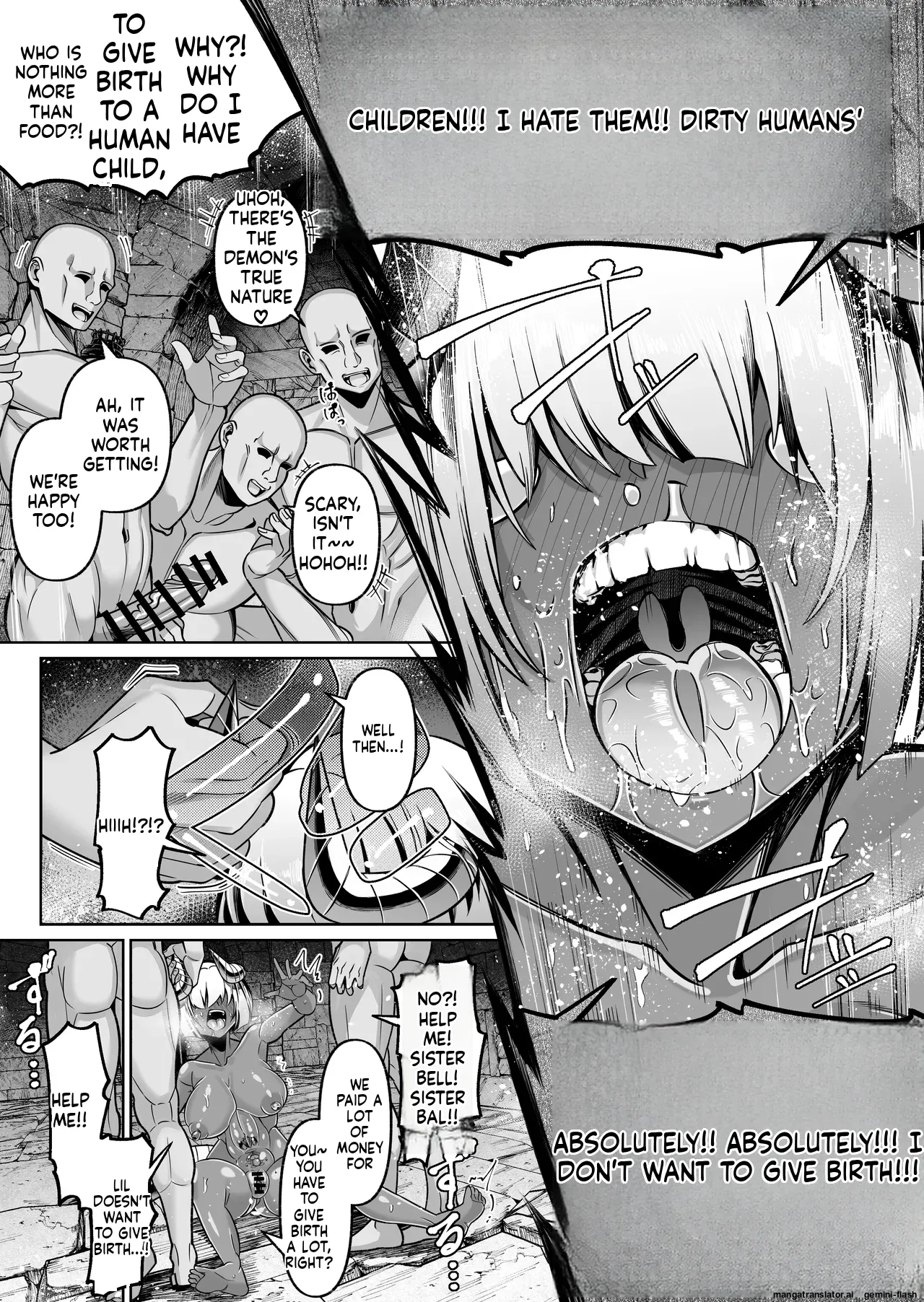 Kasshoku Kyonyuu Inma, Otsu ~Renzoku Haramase Shasei Jigoku~ 24
