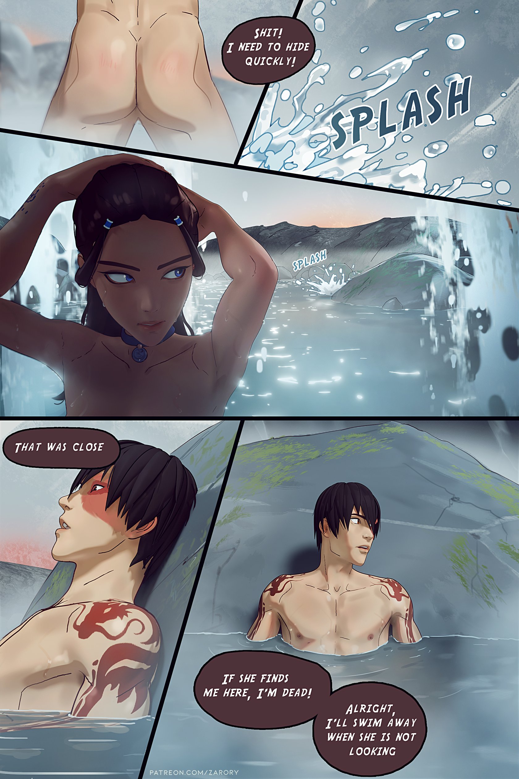 Katara x Zuko Comic 3