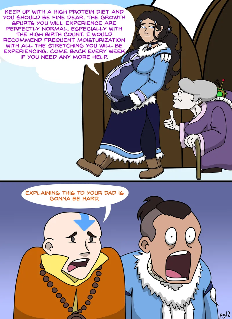 Katara's Pregnancy – Remastered 13