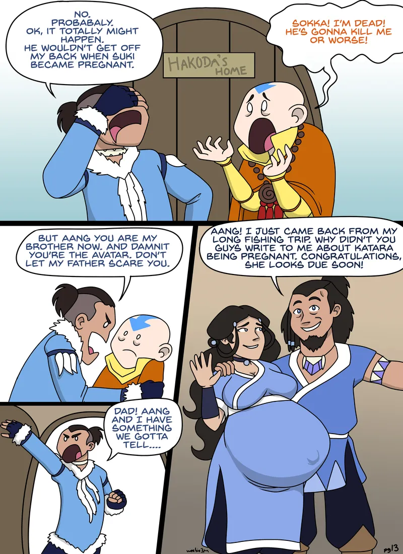 Katara's Pregnancy – Remastered 14