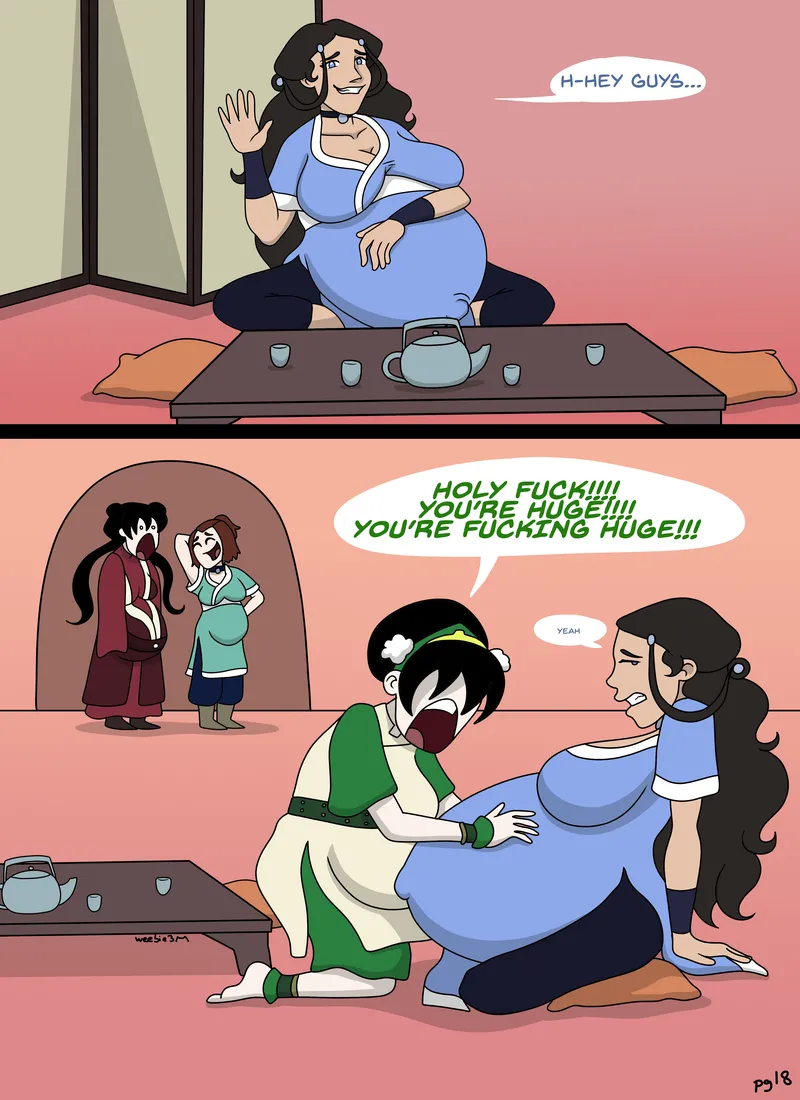 Katara's Pregnancy – Remastered 19