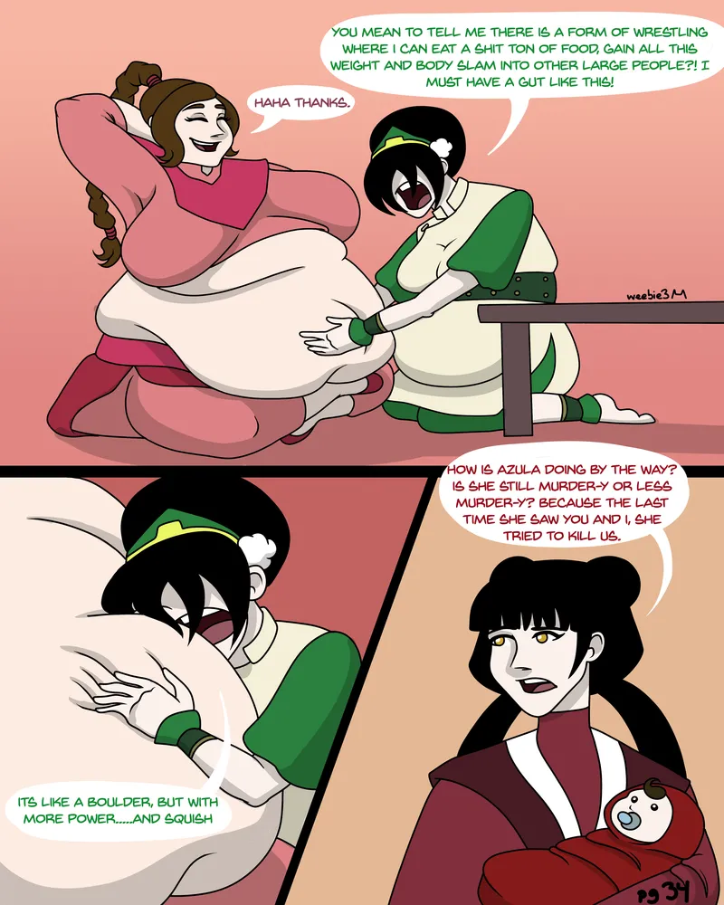Katara's Pregnancy – Remastered 35