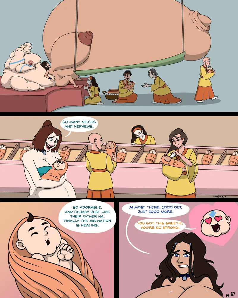 Katara's Pregnancy – Remastered 88