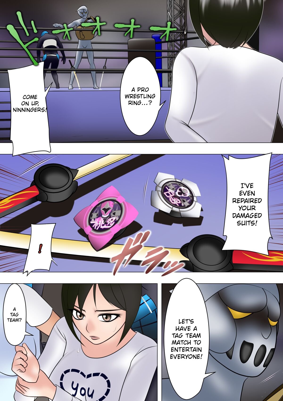 [Kikaidou] Haiboku Hiroin Ringu Auto (Defeated Heroine Ring Out) 37