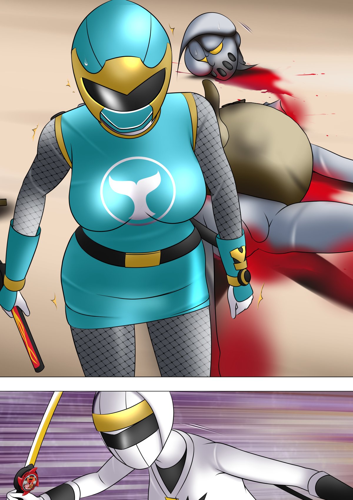 [Kikaidou] Haiboku Hiroin Ringu Auto (Defeated Heroine Ring Out) 69