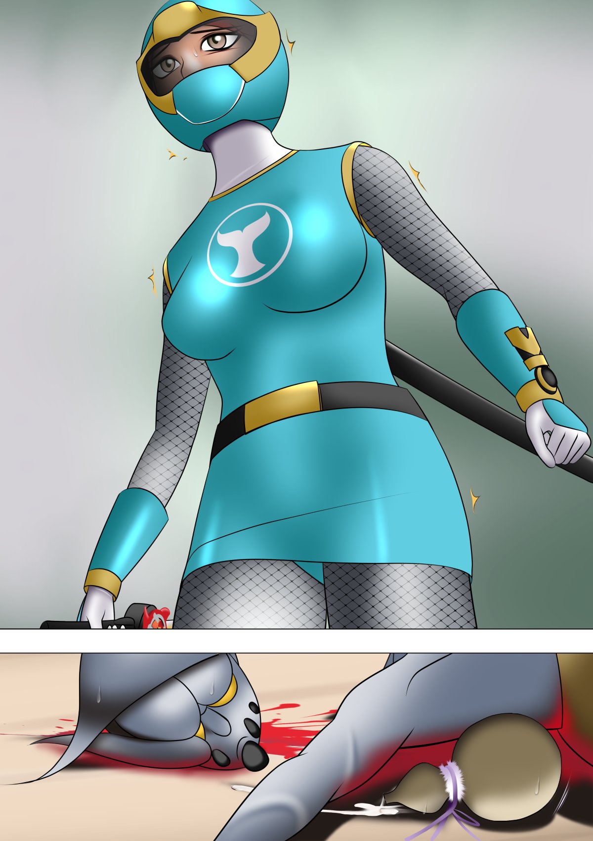 [Kikaidou] Haiboku Hiroin Ringu Auto (Defeated Heroine Ring Out) 71