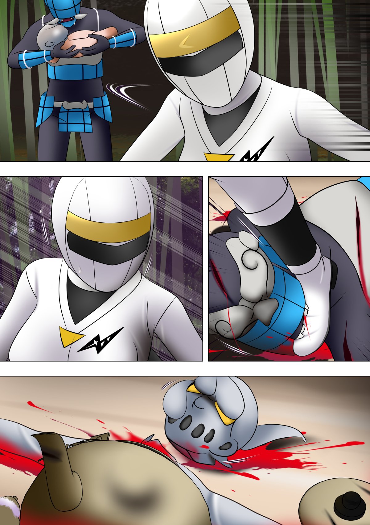[Kikaidou] Haiboku Hiroin Ringu Auto (Defeated Heroine Ring Out) 74