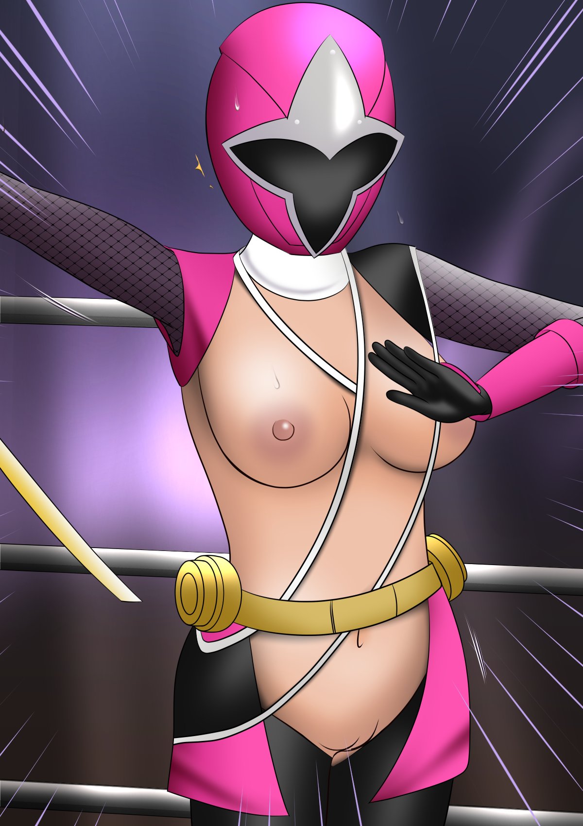 [Kikaidou] Haiboku Hiroin Ringu Auto (Defeated Heroine Ring Out) 98