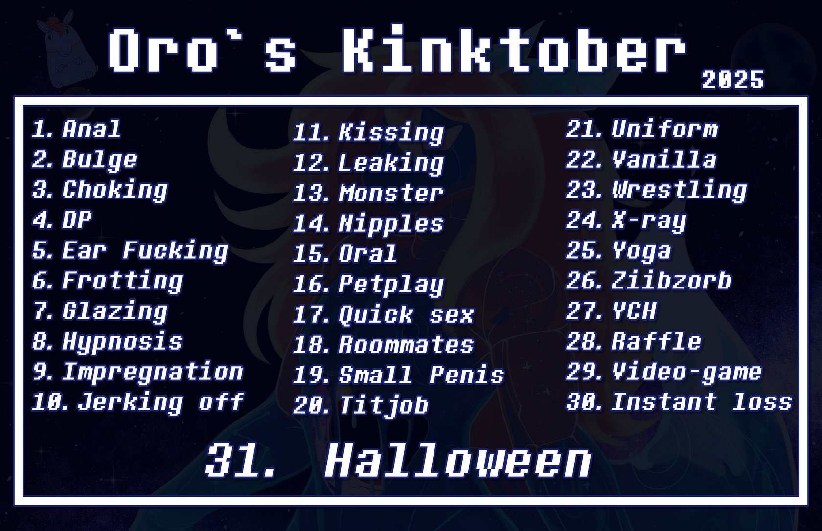 Kinktober 2025 (ongoing) 1