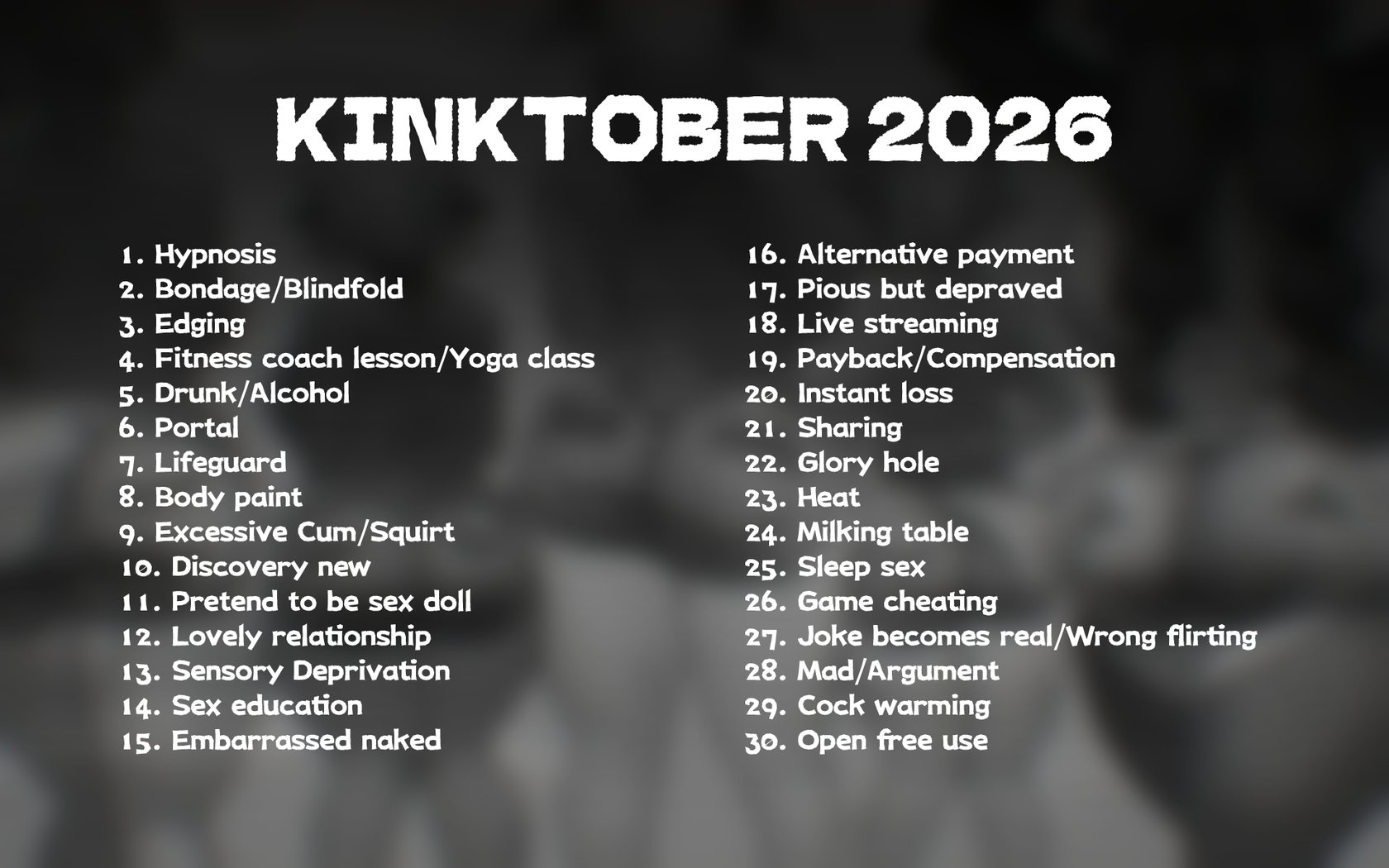 Kinktober 2026 (ongoing) Oneshot - Page 15