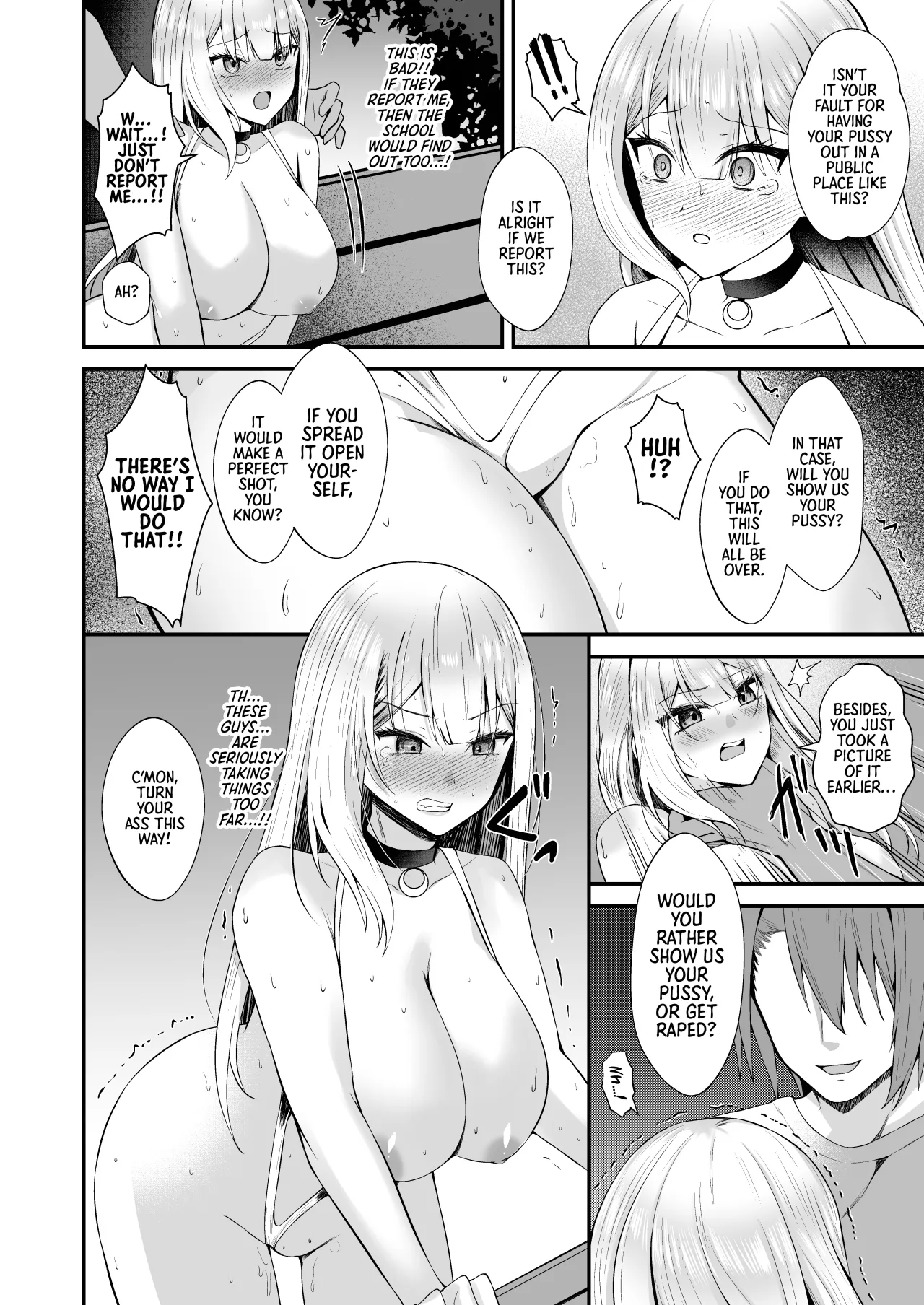 Kinpatsu Gal ga Hadaka Douzen de Soto ni deru to... 19