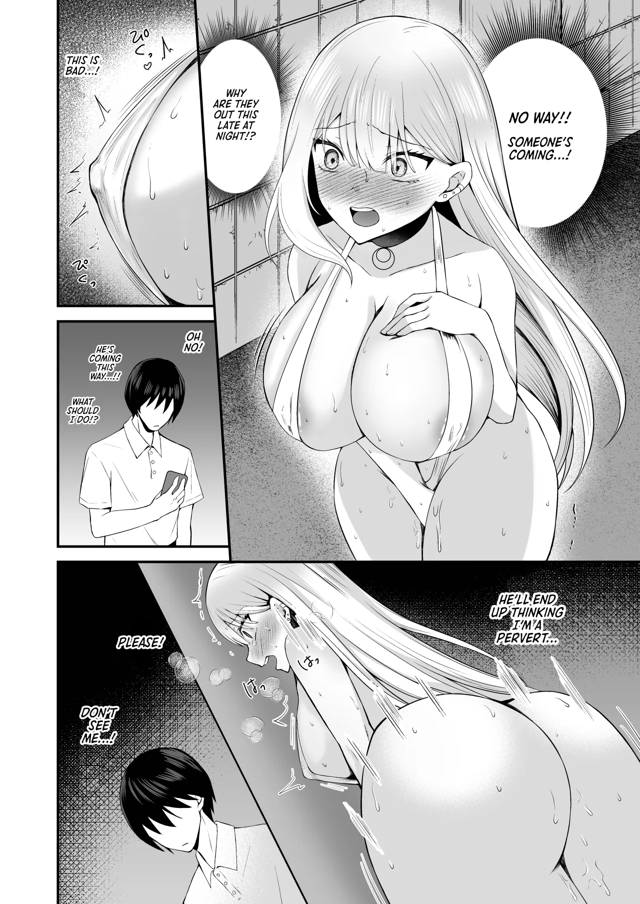 Kinpatsu Gal ga Hadaka Douzen de Soto ni deru to... 9