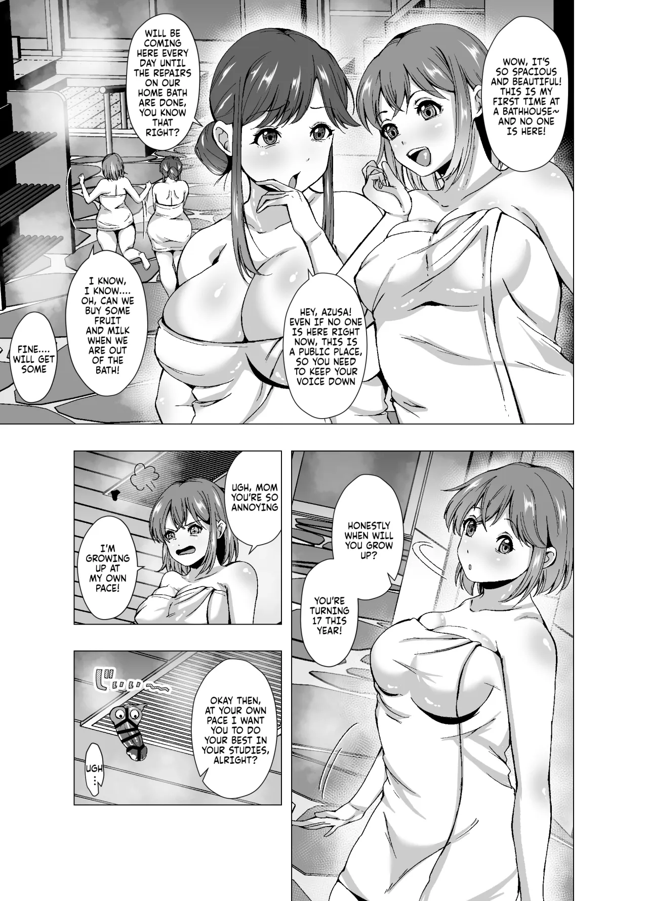 Kisei Sentou Mama to Gachi SEX 3