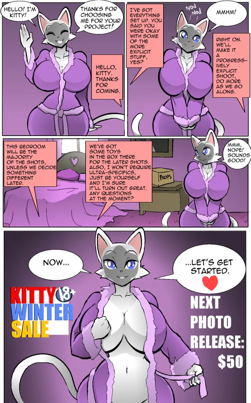 Kitty Under The Mistletoe 3