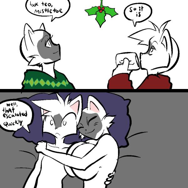 Kitty Under The Mistletoe 10