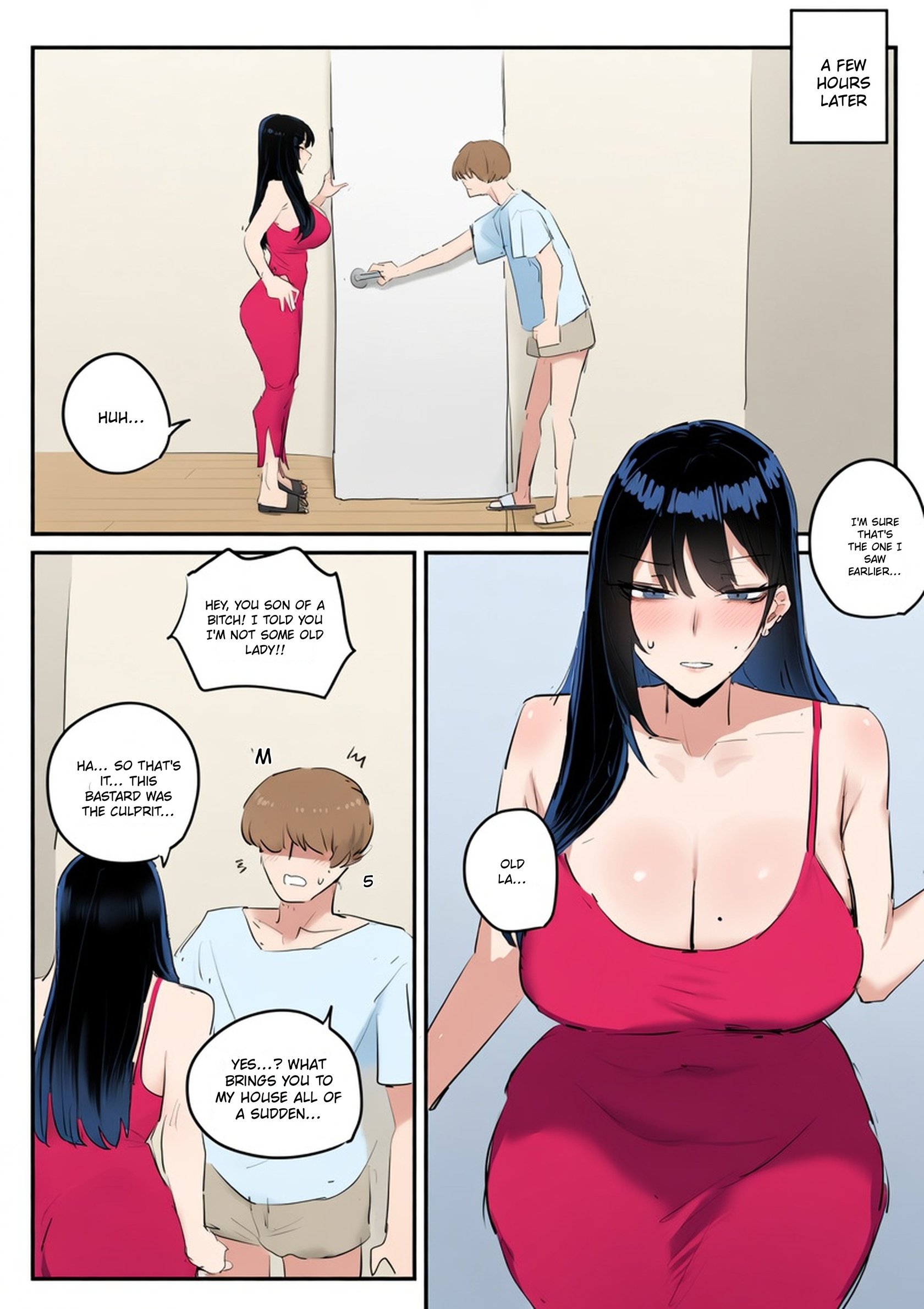 [kkan] Comic about giving proper discipline to the downstairs neighbor lady…. 14