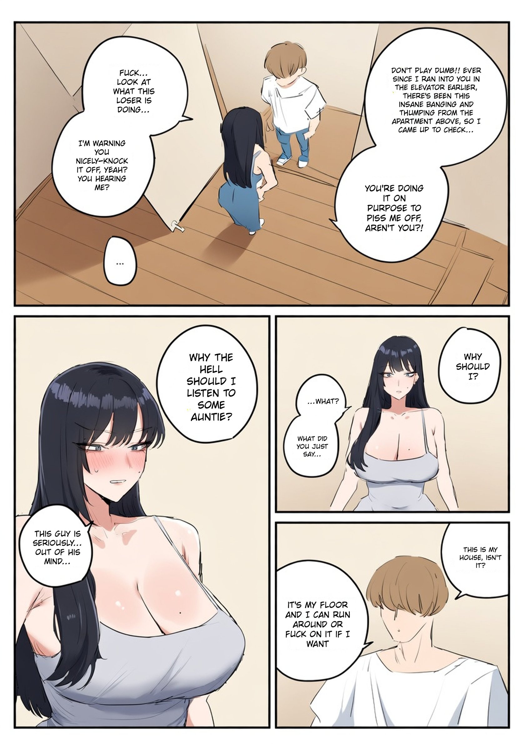 [kkan] Comic about giving proper discipline to the downstairs neighbor lady…. 15