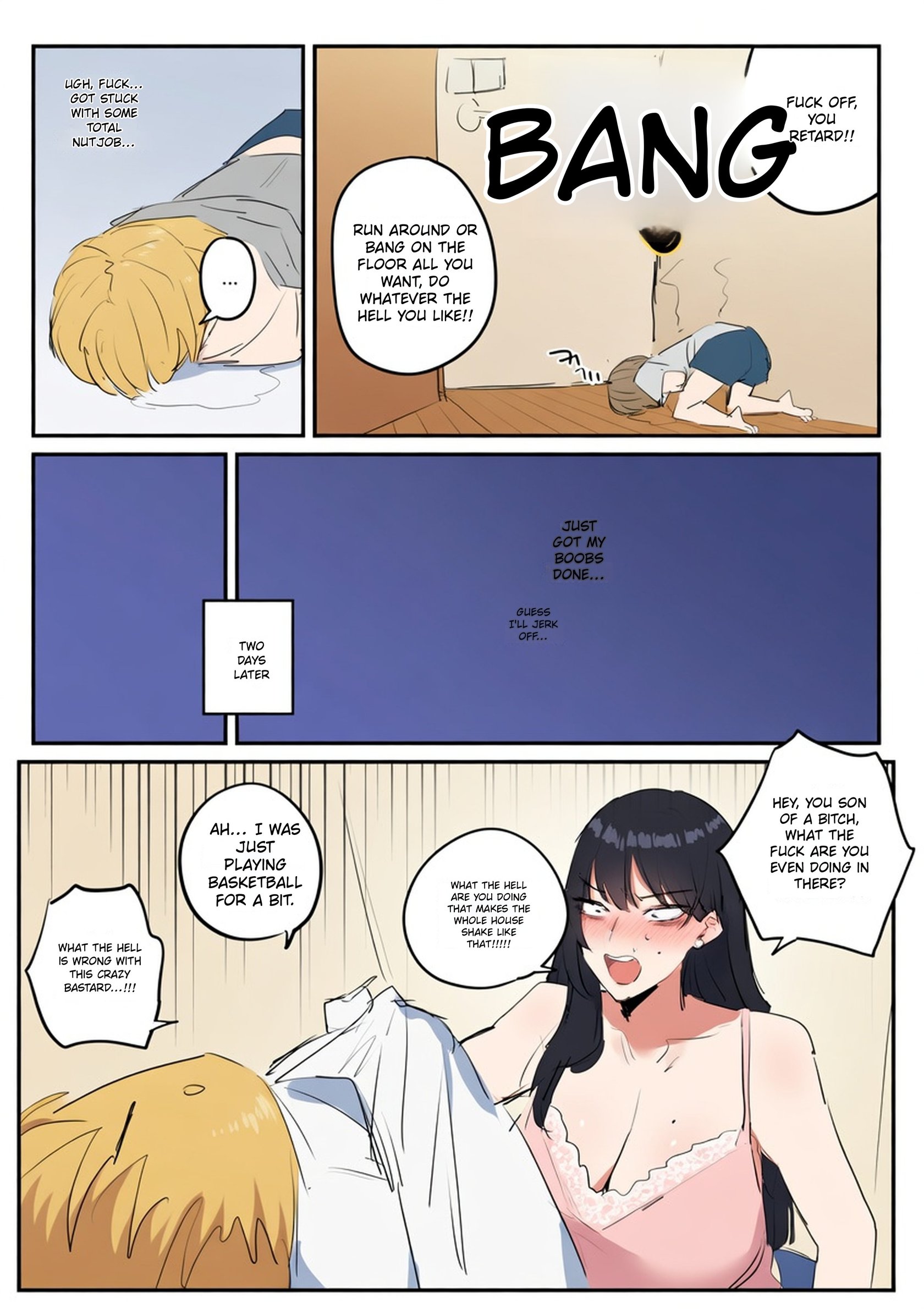 [kkan] Comic about giving proper discipline to the downstairs neighbor lady…. 20