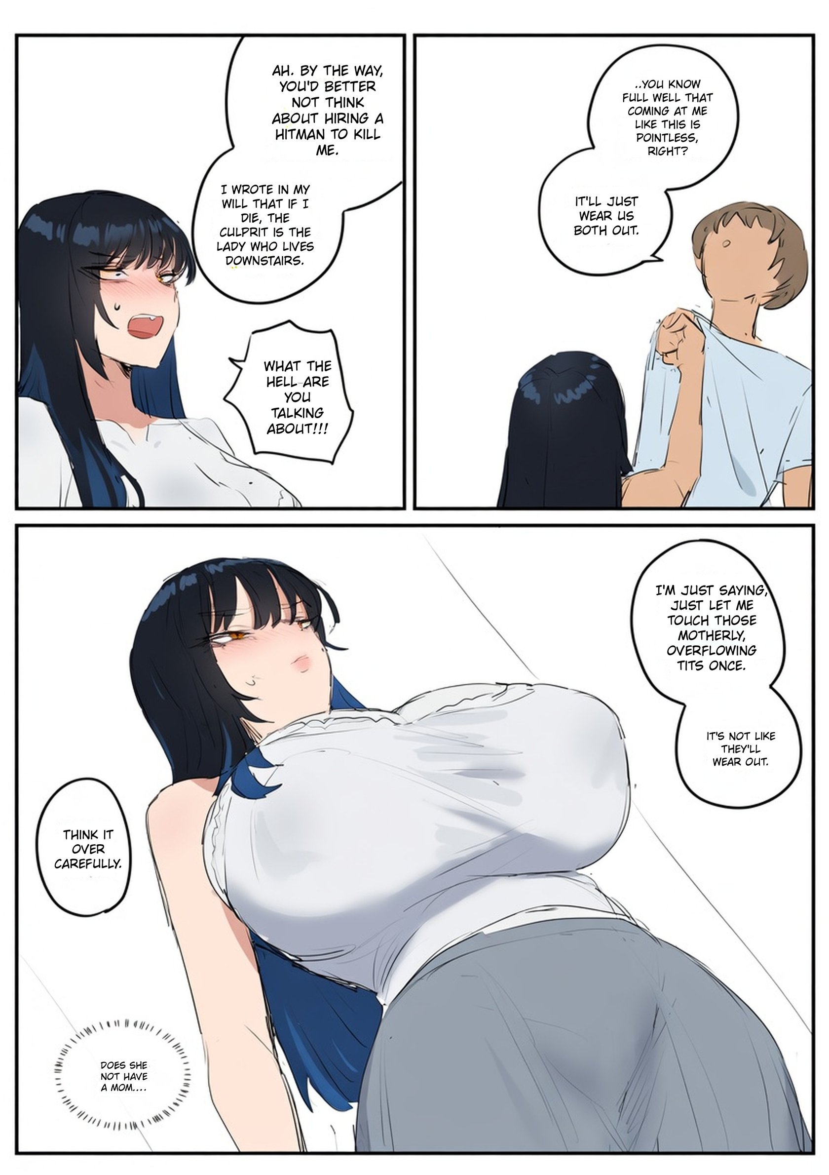 [kkan] Comic about giving proper discipline to the downstairs neighbor lady…. 21