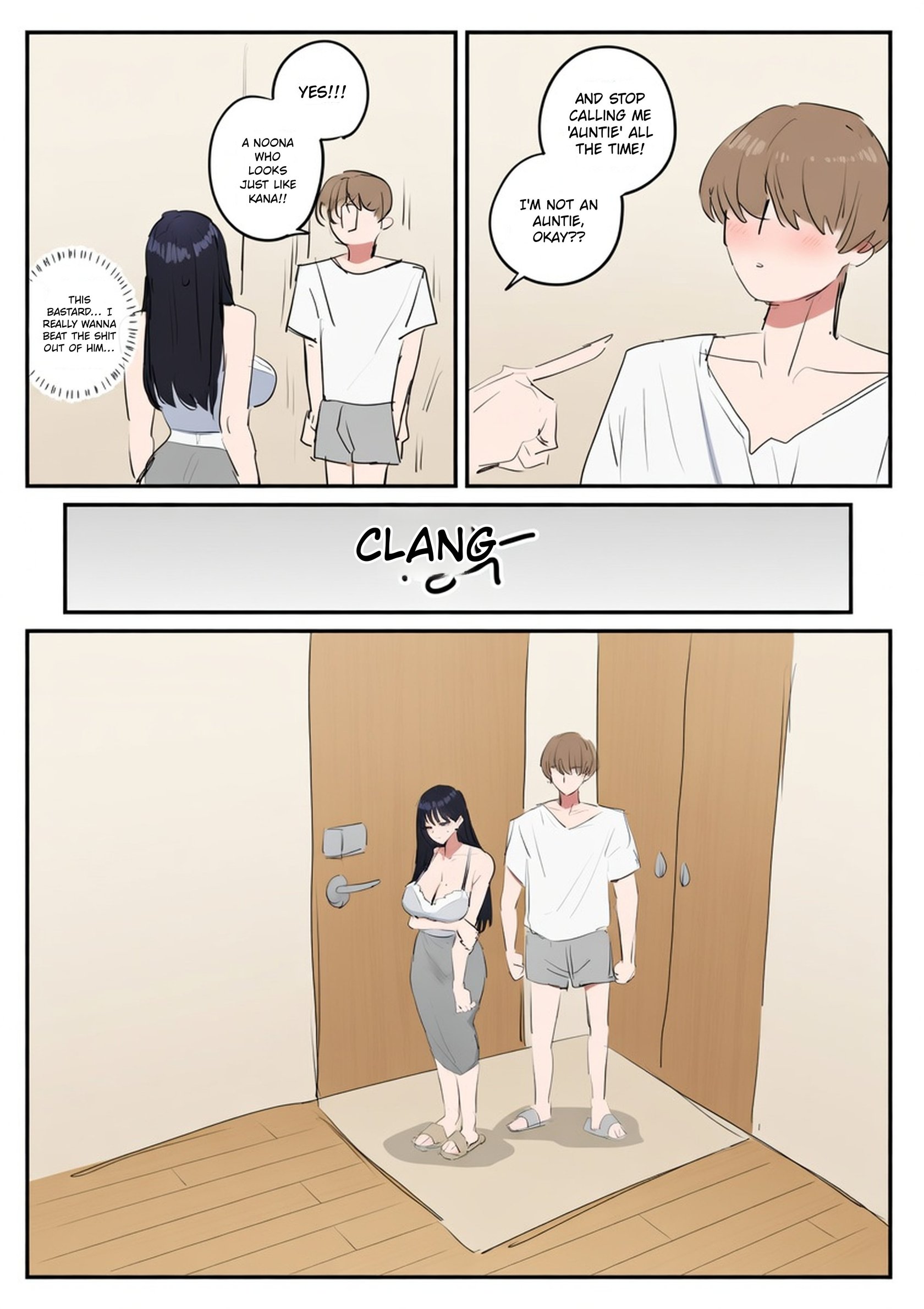 [kkan] Comic about giving proper discipline to the downstairs neighbor lady…. 23