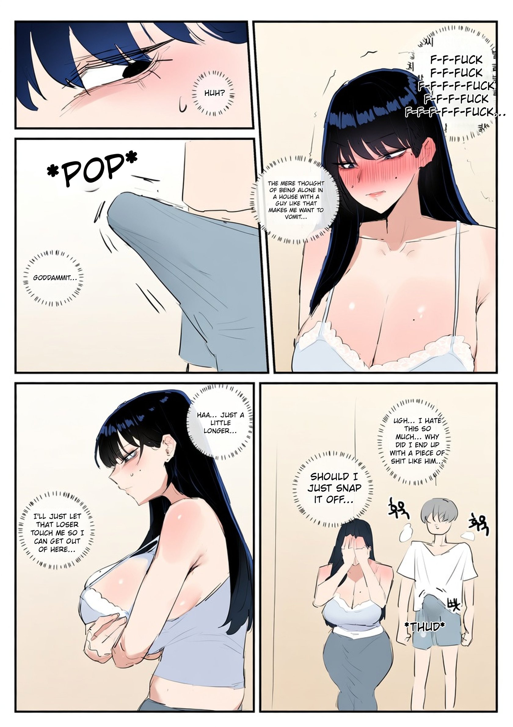 [kkan] Comic about giving proper discipline to the downstairs neighbor lady…. 24