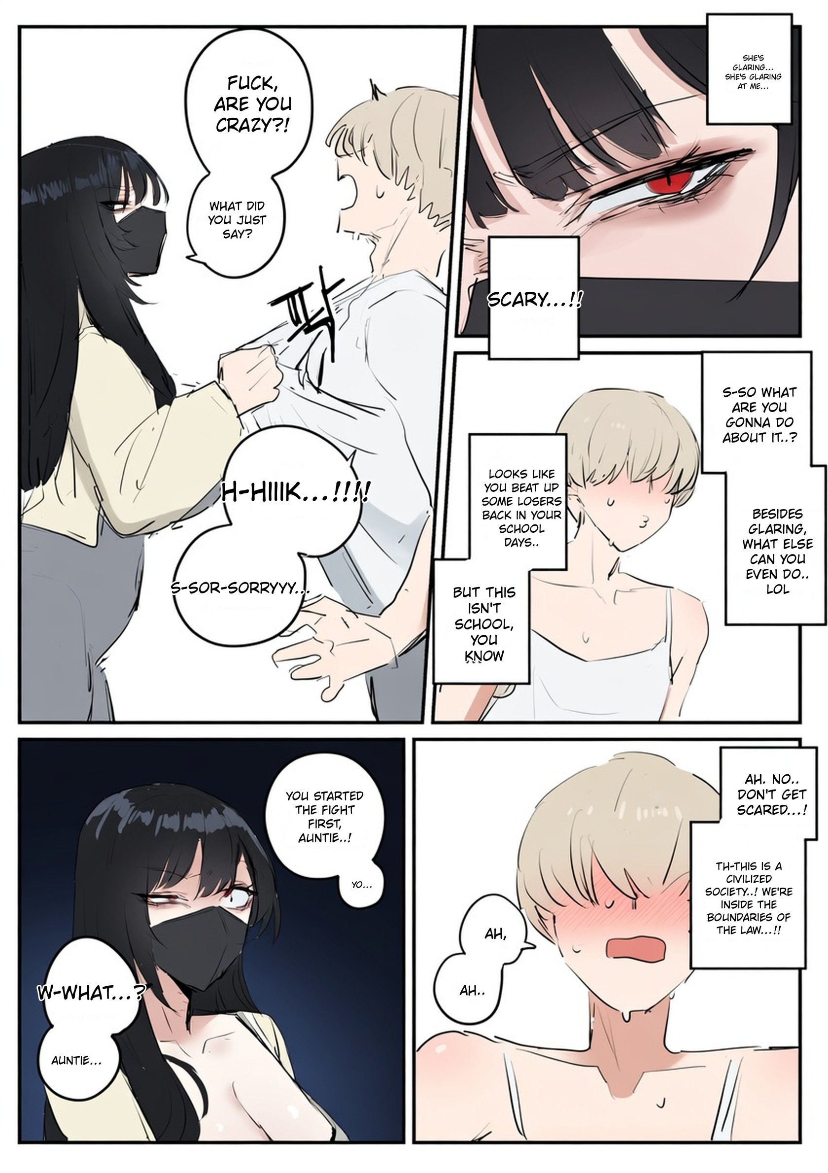 [kkan] Comic about giving proper discipline to the downstairs neighbor lady…. 6