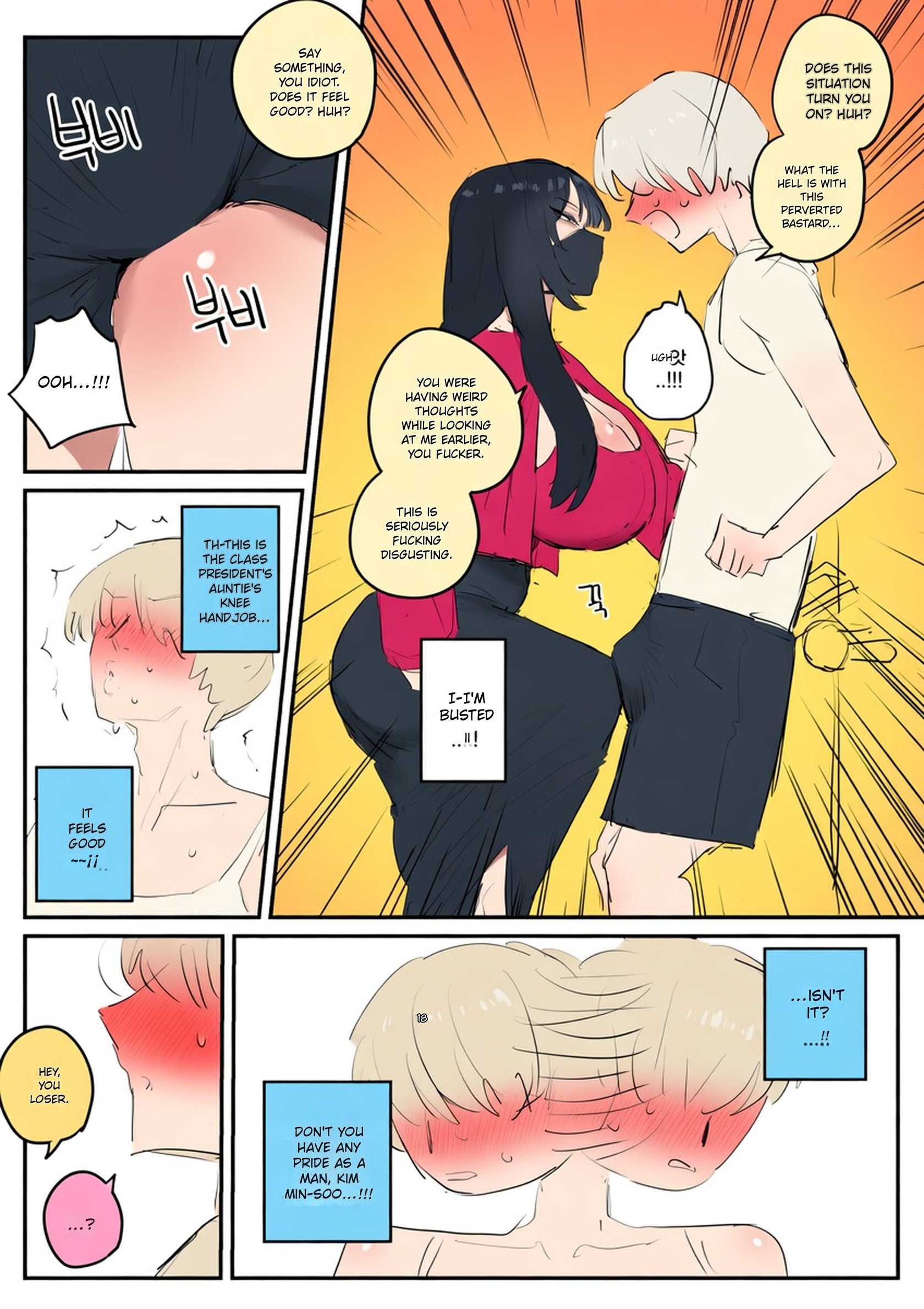 [kkan] Comic about giving proper discipline to the downstairs neighbor lady…. 9