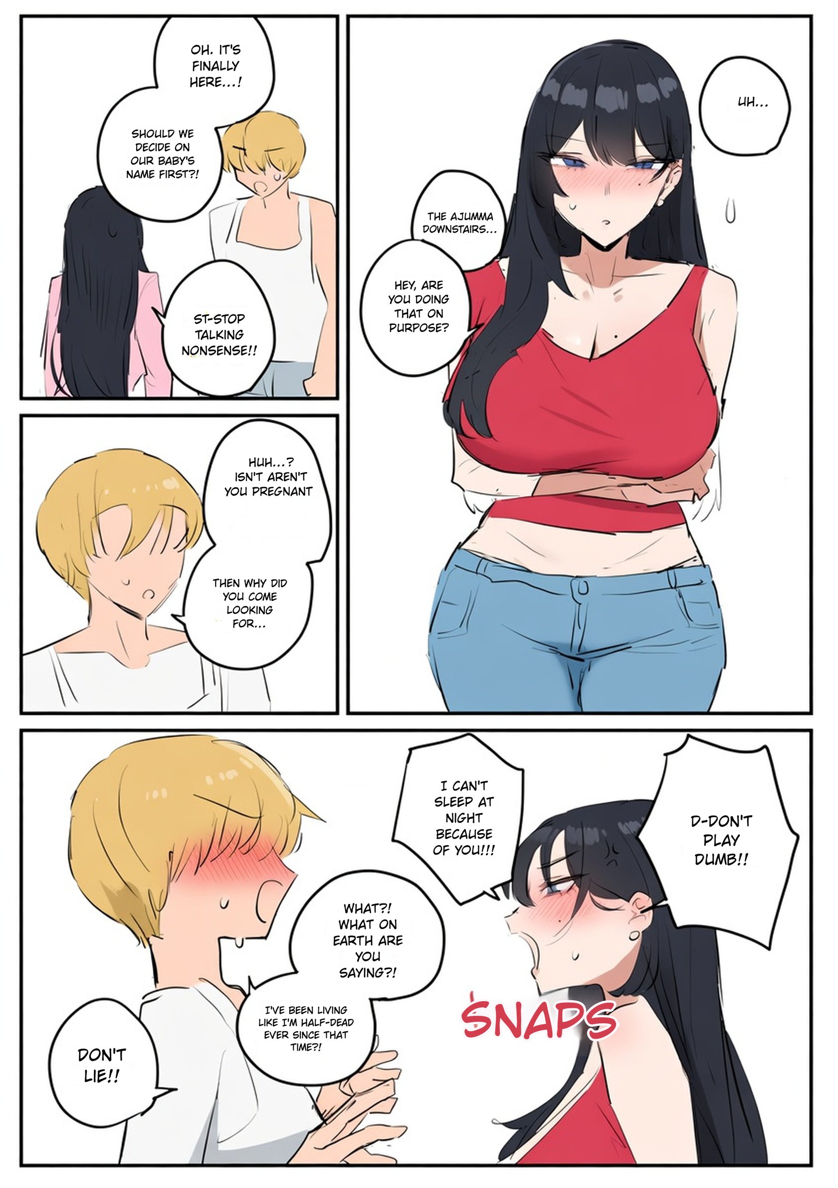 [kkan] Comic about giving proper discipline to the downstairs neighbor lady…. 88