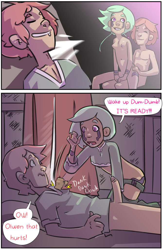 Knight Lights 1 – Olwen Loses Her Virginity (Remake) 31
