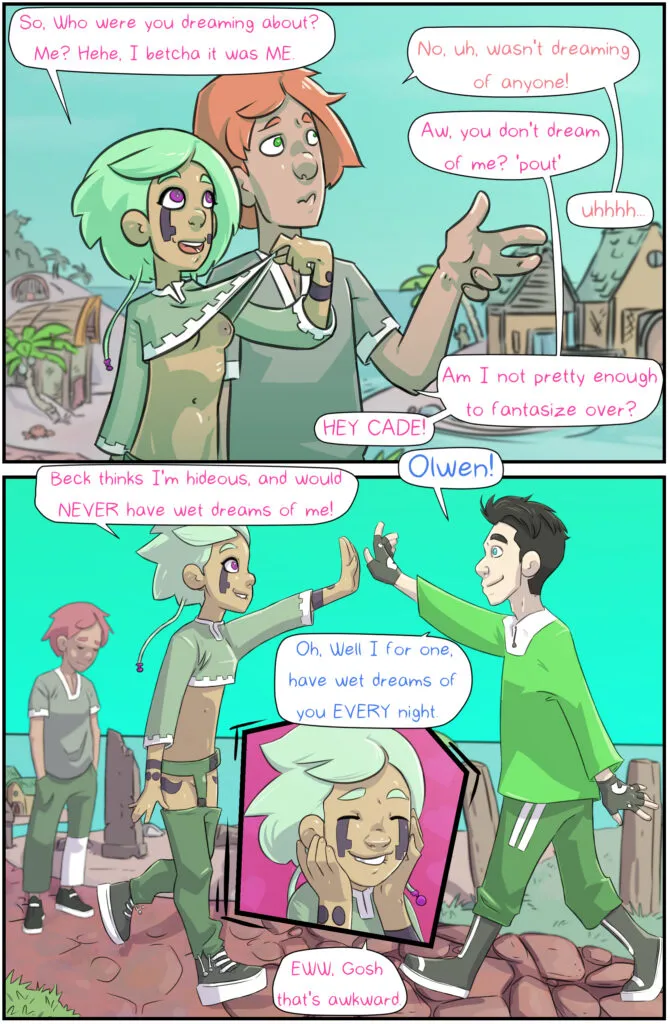 Knight Lights 1 – Olwen Loses Her Virginity (Remake) 32