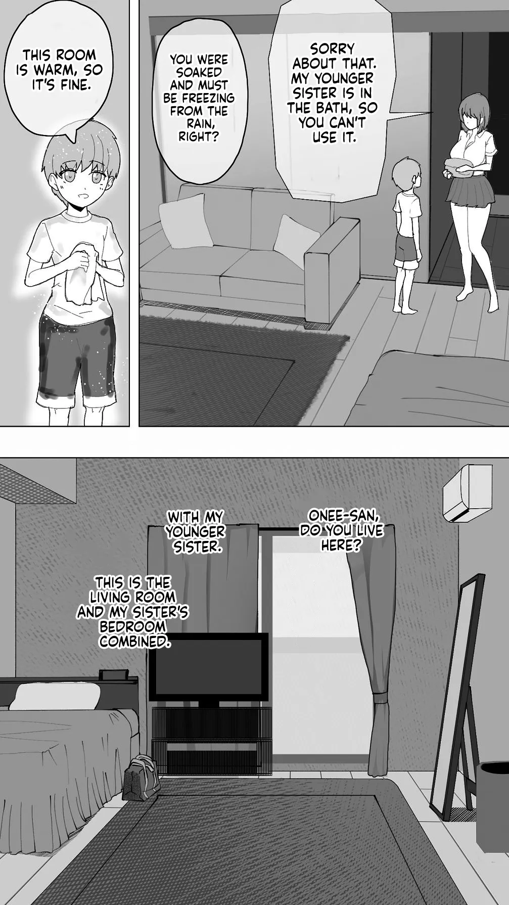Komatteiru Kinjo no Shota o Hogoshita JK Shimai - Tonari no Onee-san 11