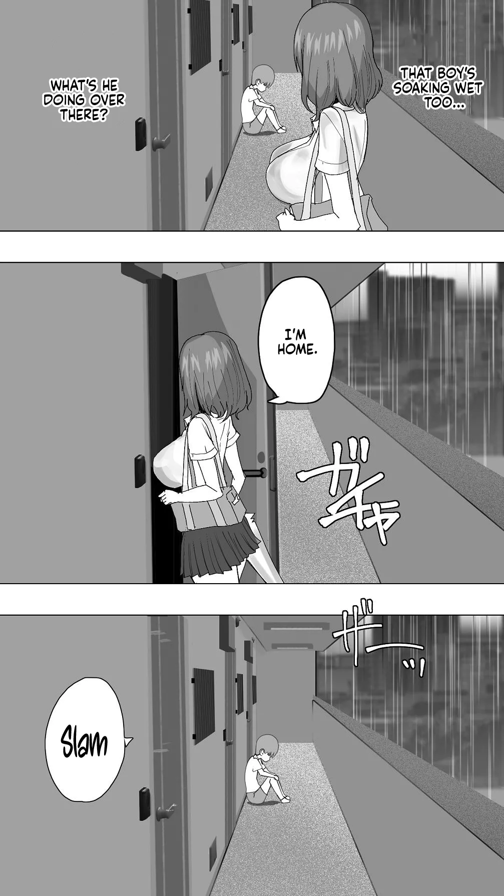 Komatteiru Kinjo no Shota o Hogoshita JK Shimai - Tonari no Onee-san 8