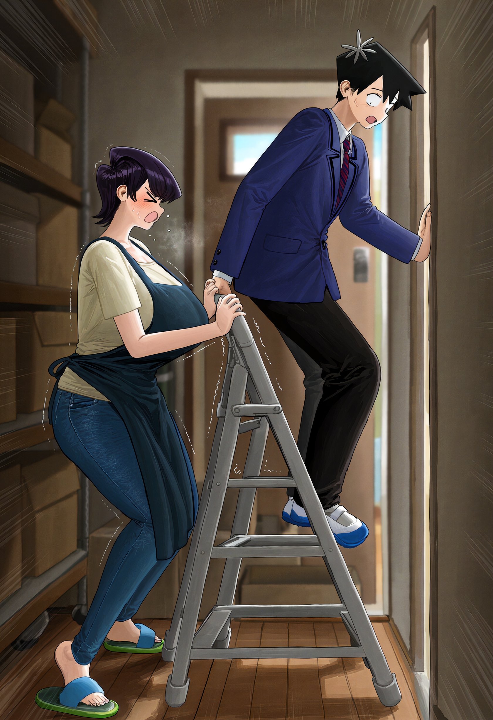 Komi Shuuki x Tadano Hitohito Sex comic (Komi Cant Communicate) Oneshot - Page 15