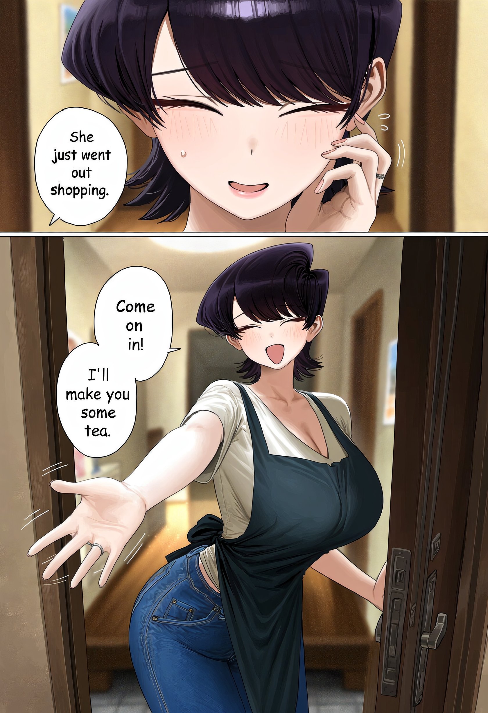 Komi Shuuki x Tadano Hitohito Sex comic (Komi Cant Communicate) Oneshot - Page 4